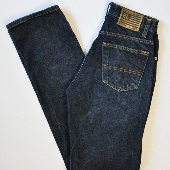 Ralph Lauren High-Rise Straight Leg Jeans - Picture 1 of 7